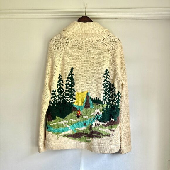 THE GREAT. Camp Lodge Cardigan - Size 1 (S) - Picture 4 of 16